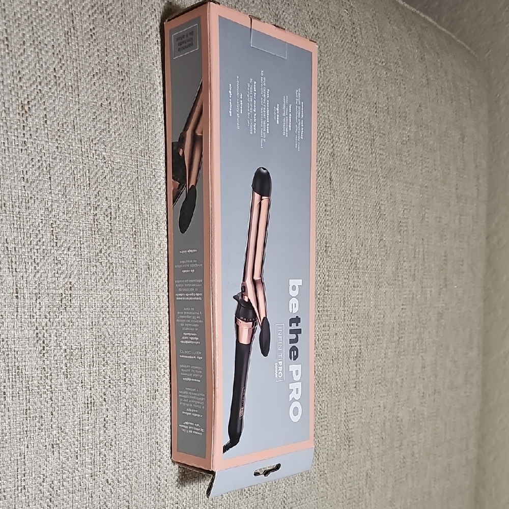 NEW Rose Gold Titanium 1-Inch Curling Iron CONAIR - Picture 5 of 13